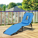 Outdoor Folding Chaise Lounger