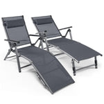 Outdoor Aluminum Chaise Lounge Chair