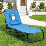 Outdoor Folding Chaise Lounger