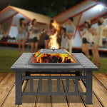 Portable Courtyard Metal Fire Pit