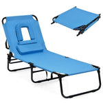 Outdoor Folding Chaise Lounger