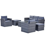 GO 6-piece All-Weather Wicker PE Rattan