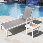 Outdoor Chaise Lounge Aluminum Chaise