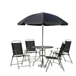 Outsunny 6 Piece Patio Dining Set