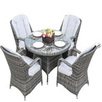 Direct Wicker 5-Piece Aluminum Wicker