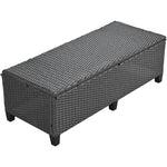 5-Piece Patio Rattan PE Wicker L-Shaped Sofa