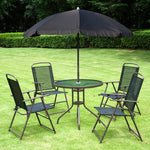 Outsunny 6 Piece Patio Dining Set