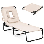 Outdoor Folding Chaise Lounger