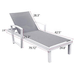 Outdoor Chaise Lounge Aluminum Chaise