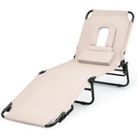 Outdoor Folding Chaise Lounger