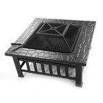 Portable Courtyard Metal Fire Pit