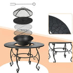 35.5 Feet Fire Pit Dining BBQ Grate