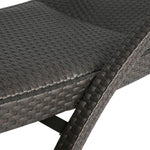 Outdoor Aluminum Wicker Chaise Lounge